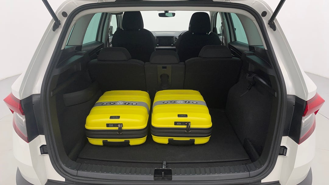 Boot Inside View with Luggage