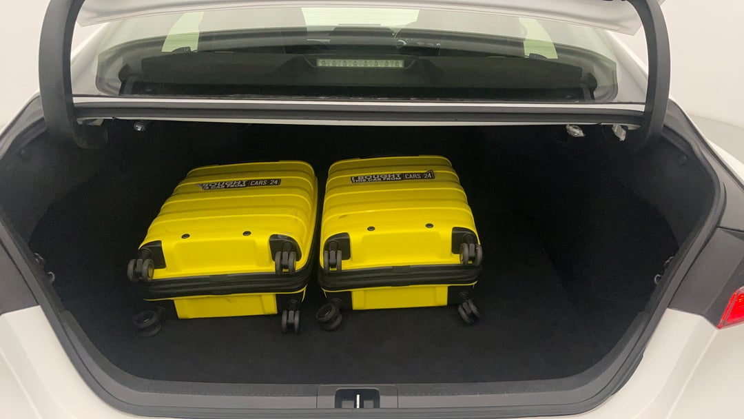 Boot Inside View with Luggage