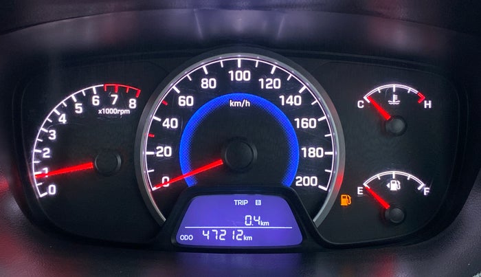 2016 Hyundai Grand i10 SPORTZ 1.2 KAPPA VTVT, Petrol, Manual, 47,322 km, Odometer Image
