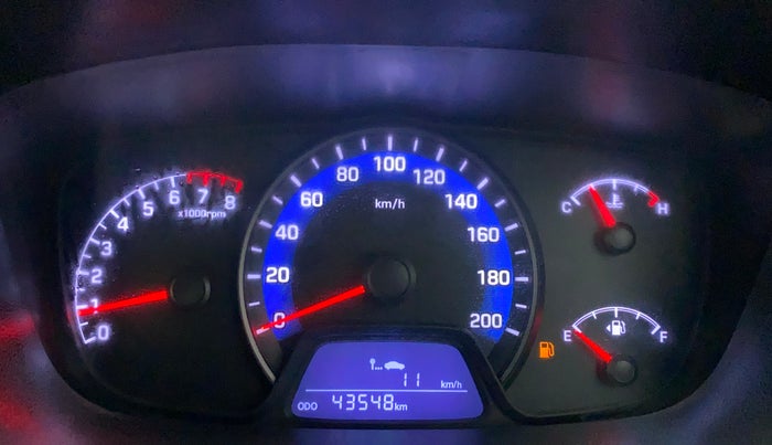 2014 Hyundai Xcent SX 1.2 (O), Petrol, Manual, 43,648 km, Odometer Image