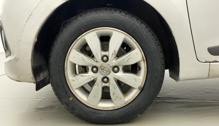 2014 Hyundai Xcent SX 1.2 (O), Petrol, Manual, 43,648 km, Left Front Wheel