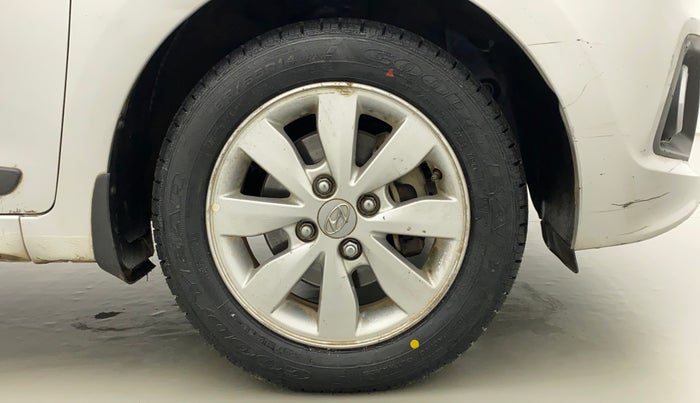 2014 Hyundai Xcent SX 1.2 (O), Petrol, Manual, 43,648 km, Right Front Wheel