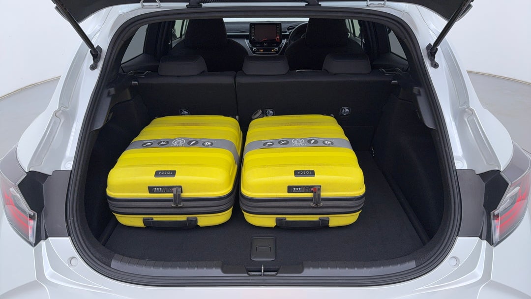 Boot Inside View with Luggage