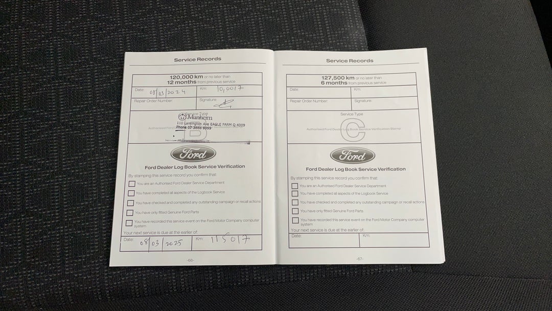 2018 Ford Ranger Xl 3.2 (4x4), Automatic, 100057 km, Service History