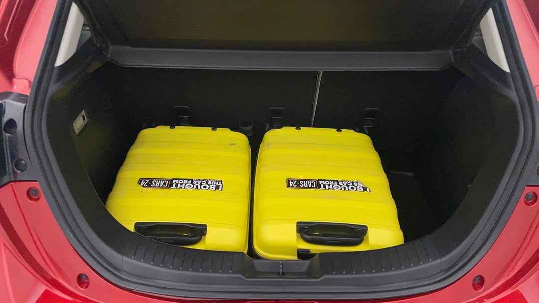 Boot Inside View with Luggage