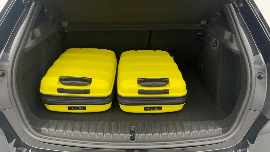 Boot Inside View with Luggage