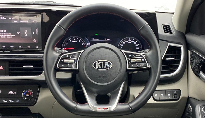 2019 KIA SELTOS GTX + AT PETROL, Petrol, Automatic, 19,538 km, Steering Wheel Close Up