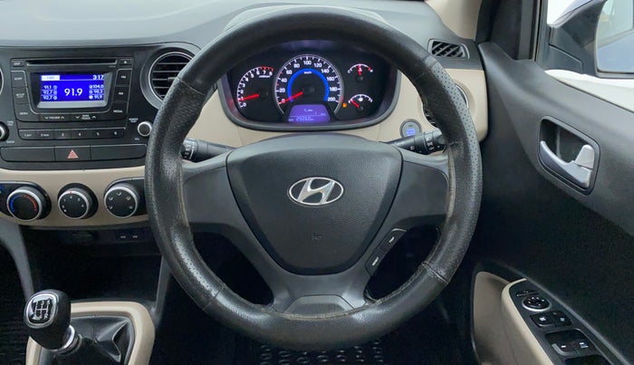 2013 Hyundai Grand i10 SPORTZ 1.2 KAPPA VTVT, Petrol, Manual, 29,738 km, Steering Wheel Close Up