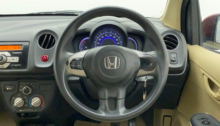 2015 Honda Amaze 1.2L I-VTEC S, Petrol, Manual, 80,969 km, Steering Wheel Close Up