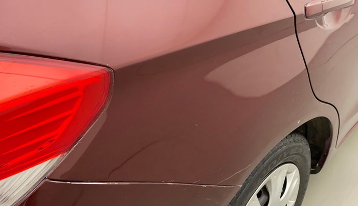 2015 Honda Amaze 1.2L I-VTEC S, Petrol, Manual, 80,969 km, Right quarter panel - Minor scratches