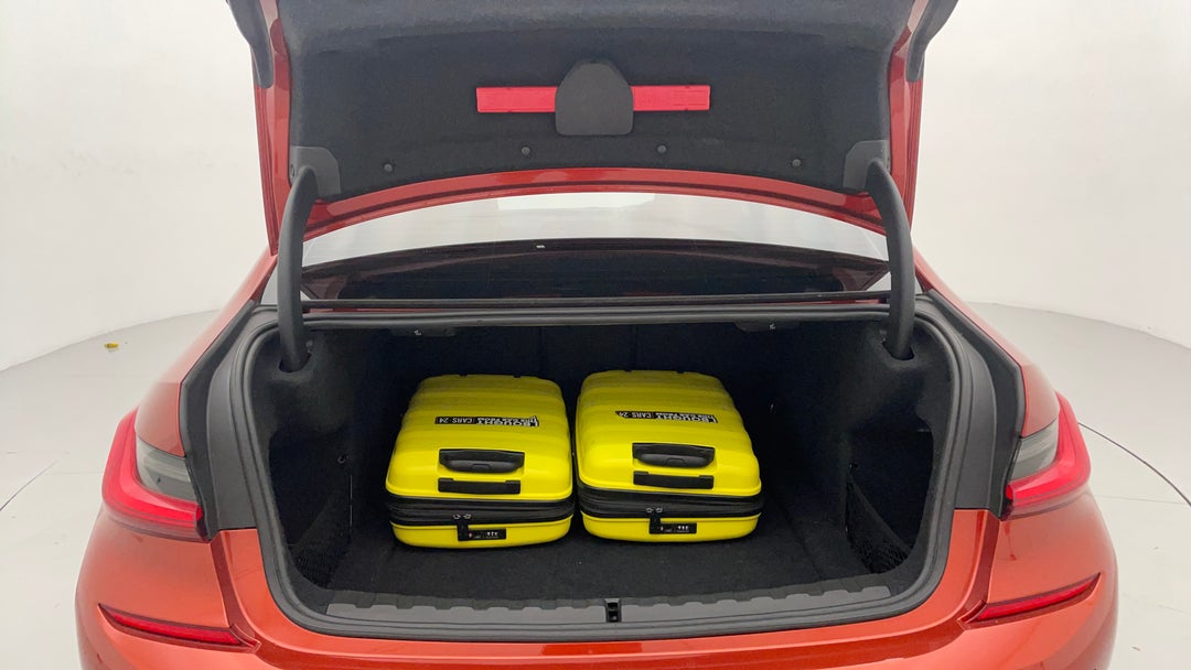 Boot Inside View with Luggage