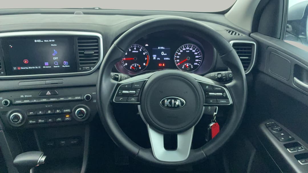 2021 Kia Sportage Sx (FWD), Automatic, 31943 km, Steering Wheel Close-up