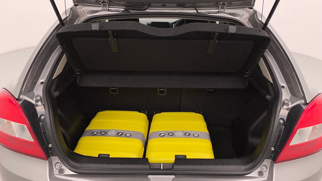Boot Inside View with Luggage