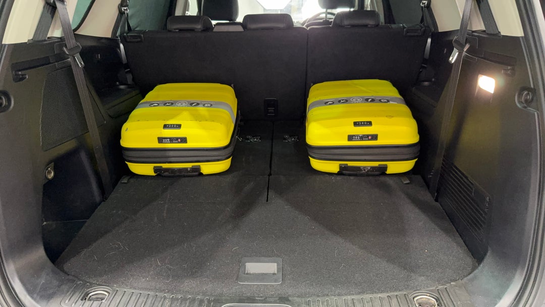 Boot Inside View with Luggage