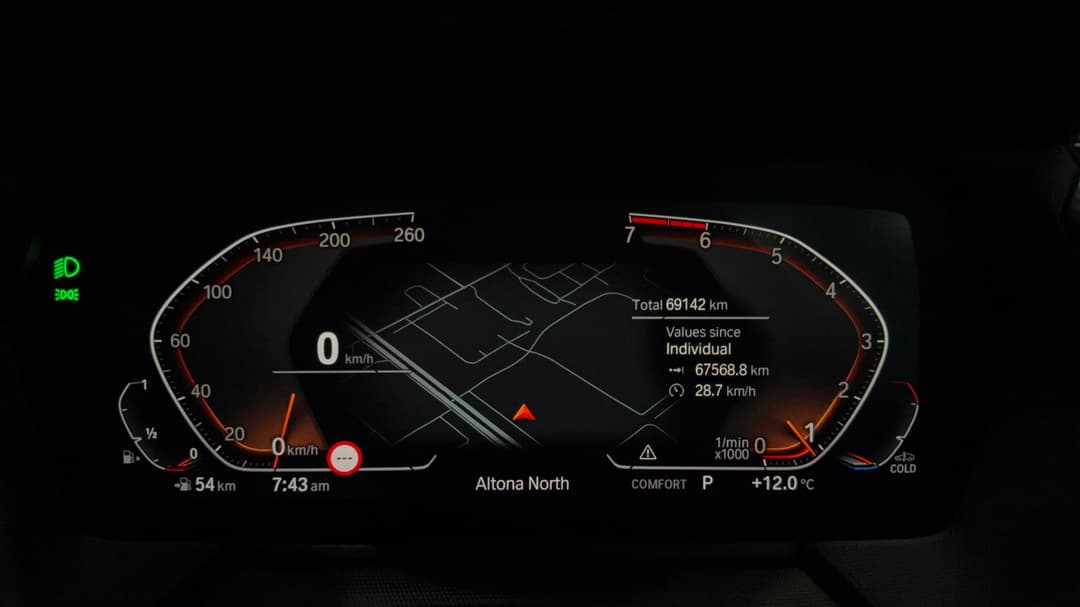 2021 BMW 2 18i M Sport Gran Coupe, Automatic, 69142 km, Odometer View