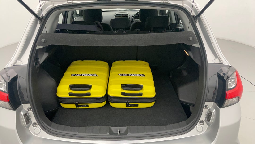 Boot Inside View with Luggage