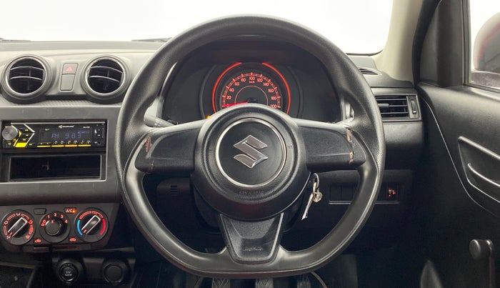 2019 Maruti Swift LXI D, Petrol, Manual, 16,282 km, Steering Wheel Close Up