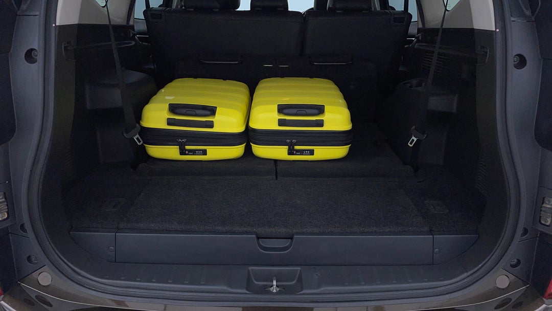 Boot Inside View with Luggage