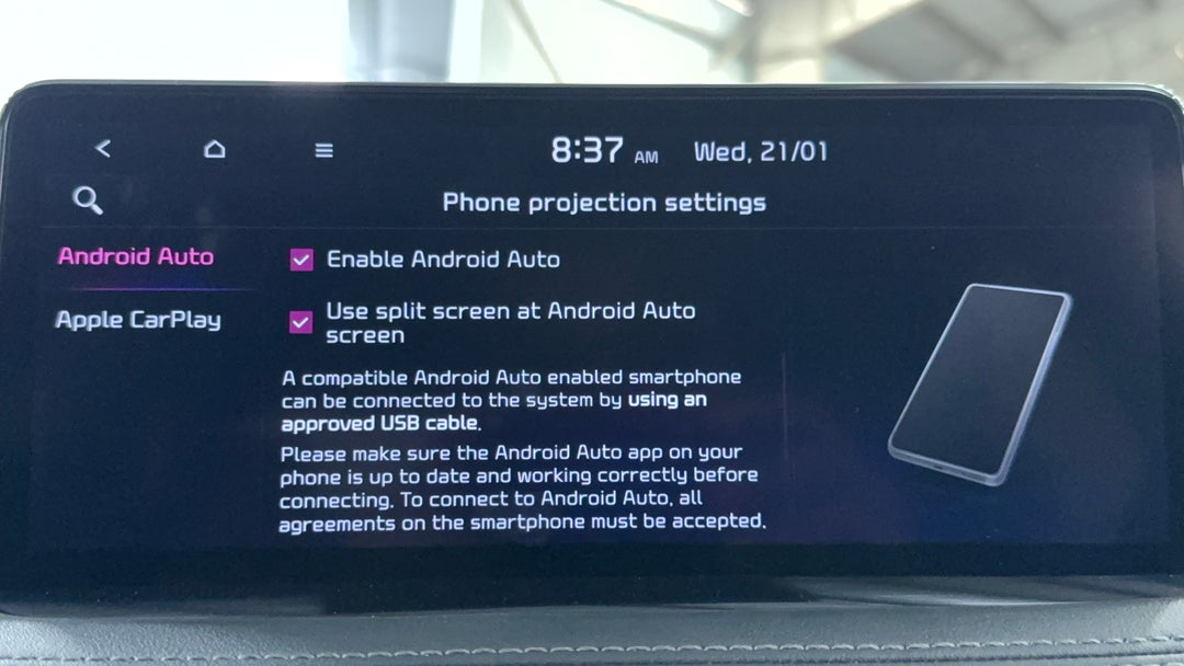Android/Apple Car Play