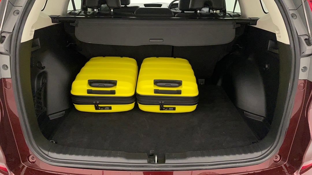 Boot Inside View with Luggage