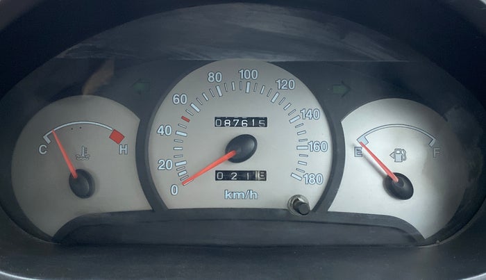 2012 Hyundai Santro Xing GL PLUS, CNG, Manual, 87,614 km, Odometer Image
