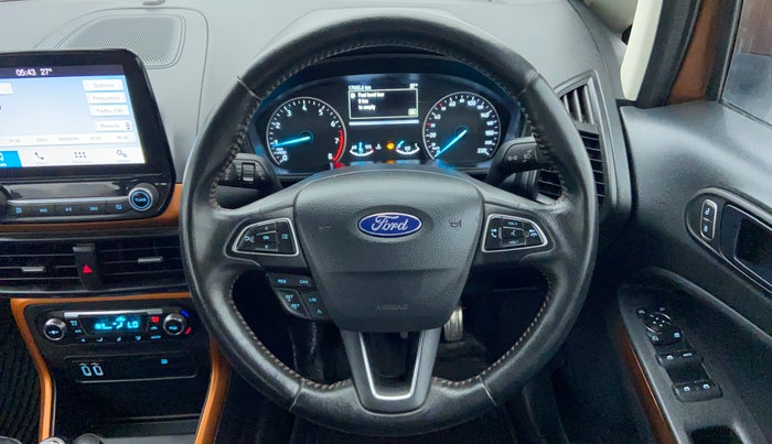 2018 Ford Ecosport 1.0 ECOBOOST TITANIUM SPORTS(SUNROOF), Petrol, Manual, 17,216 km, Steering Wheel Close-up