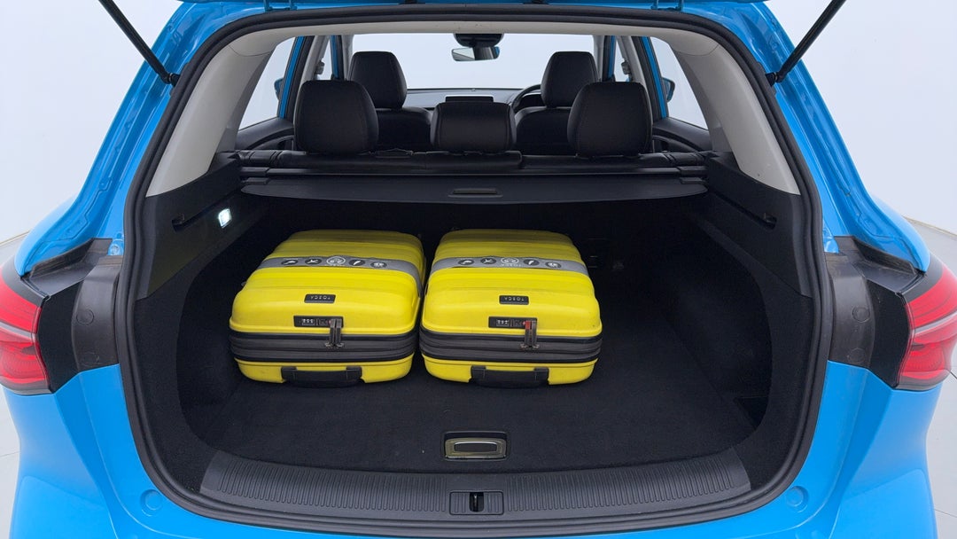 Boot Inside View with Luggage