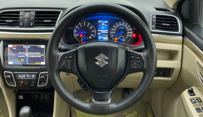 2019 Maruti Ciaz ALPHA  AT 1.5 SHVS PETROL, Petrol, Automatic, 45,144 km, Steering Wheel Close Up