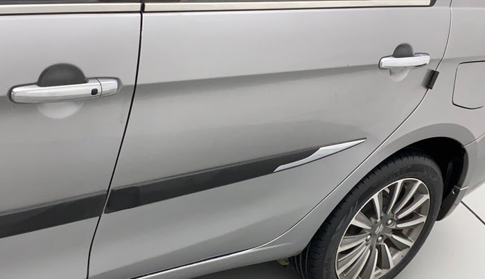 2019 Maruti Ciaz ALPHA  AT 1.5 SHVS PETROL, Petrol, Automatic, 45,144 km, Rear left door - Minor scratches