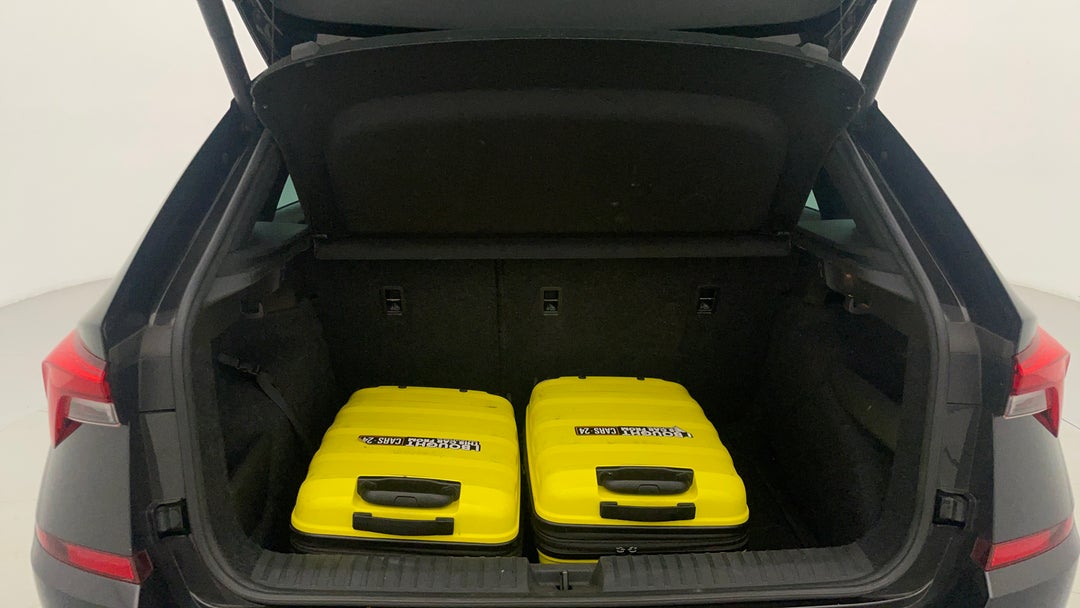 Boot Inside View with Luggage