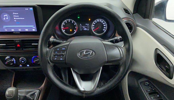 2020 Hyundai AURA S CNG, CNG, Manual, 37,676 km, Steering Wheel Close Up