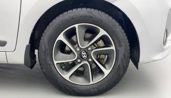 2017 Hyundai Grand i10 ASTA 1.2 KAPPA VTVT, CNG, Manual, 52,300 km, Right Front Wheel