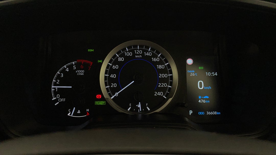 2022 Toyota Corolla Sx Hybrid, Automatic, 36608 km, Odometer View