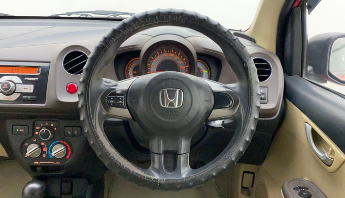 2014 Honda Brio VX AT, Petrol, Automatic, 93,107 km, Steering Wheel Close Up