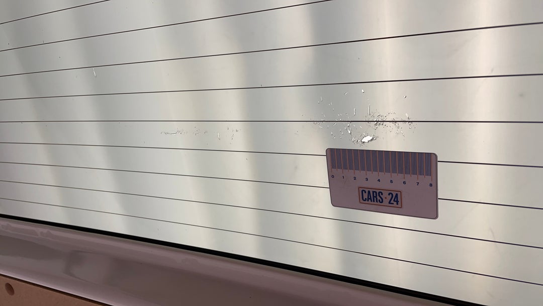 Windshield Rear Tinting scratched