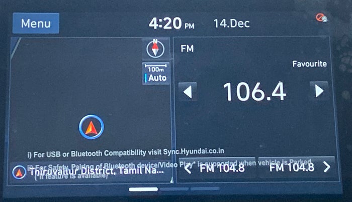 2019 Hyundai VENUE 1.0 TURBO GDI SX+ AT, Petrol, Automatic, 14,339 km, Touchscreen Infotainment System