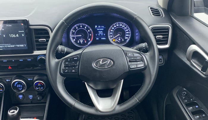 2019 Hyundai VENUE 1.0 TURBO GDI SX+ AT, Petrol, Automatic, 14,339 km, Steering Wheel Close Up