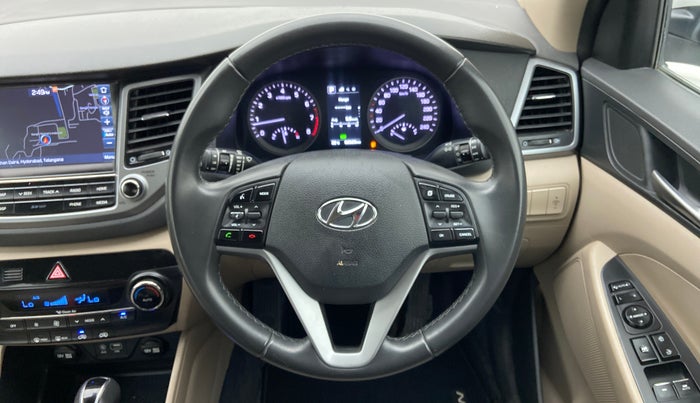 2018 Hyundai Tucson GLS 2WD AT PETROL, Petrol, Automatic, 62,523 km, Steering Wheel Close Up
