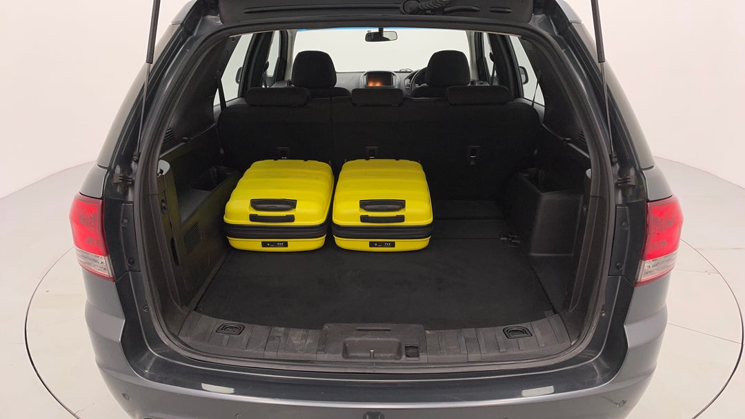 Boot Inside View with Luggage