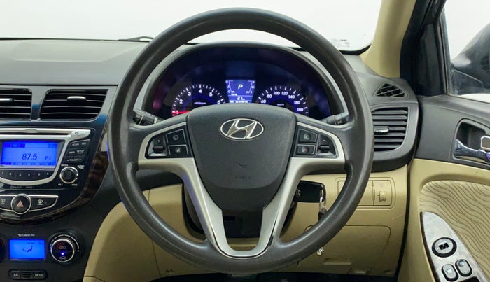 2013 Hyundai Verna FLUIDIC 1.6 EX VTVT AT, Petrol, Automatic, 92,258 km, Steering Wheel Close Up