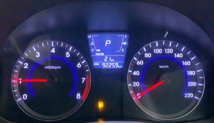 2013 Hyundai Verna FLUIDIC 1.6 EX VTVT AT, Petrol, Automatic, 92,258 km, Odometer Image