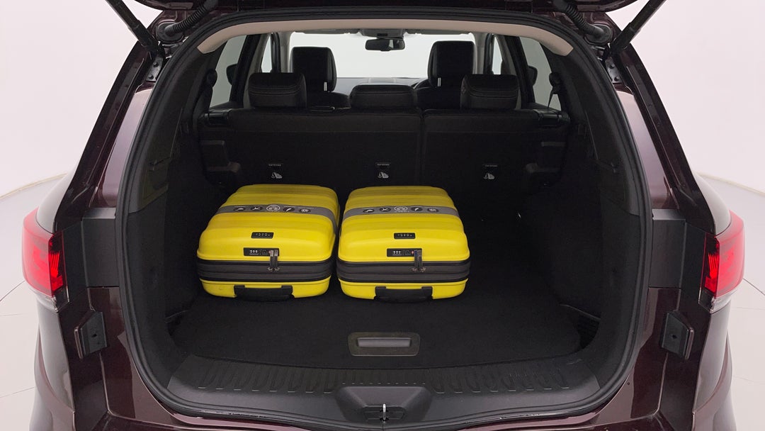 Boot Inside View with Luggage