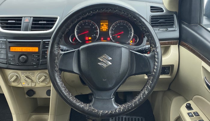 2014 Maruti Swift Dzire VXI, Petrol, Manual, 65,239 km, Steering Wheel Close Up