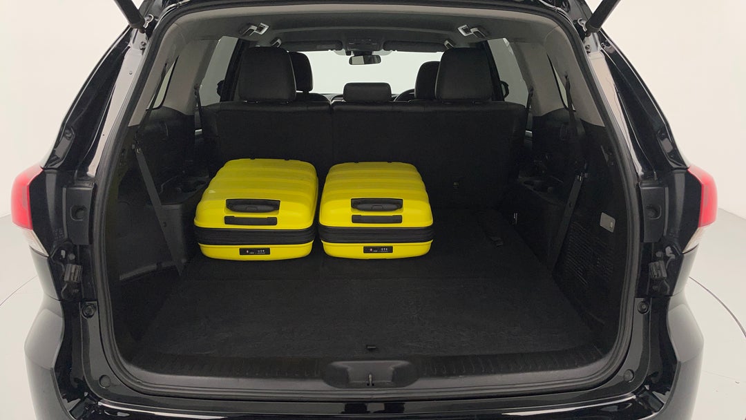 Boot Inside View with Luggage