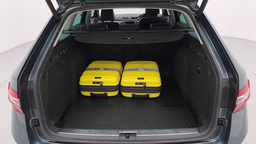 Boot Inside View with Luggage