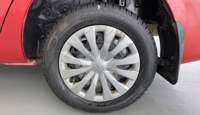 2012 Toyota Etios G, Petrol, Manual, 67,685 km, Left Rear Wheel