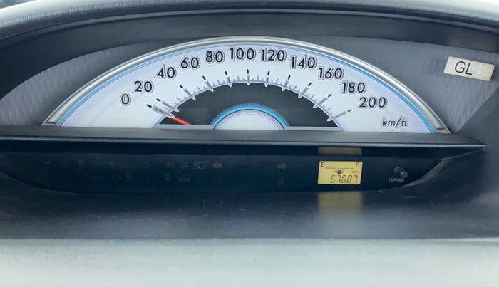 2012 Toyota Etios G, Petrol, Manual, 67,685 km, Odometer Image