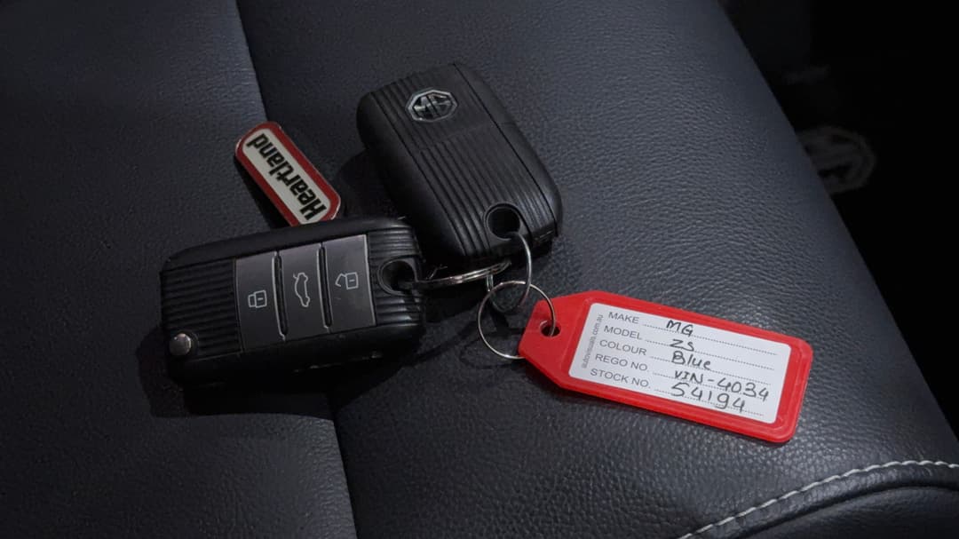 2021 MG ZS Excite, Automatic, 44697 km, Key Close-up