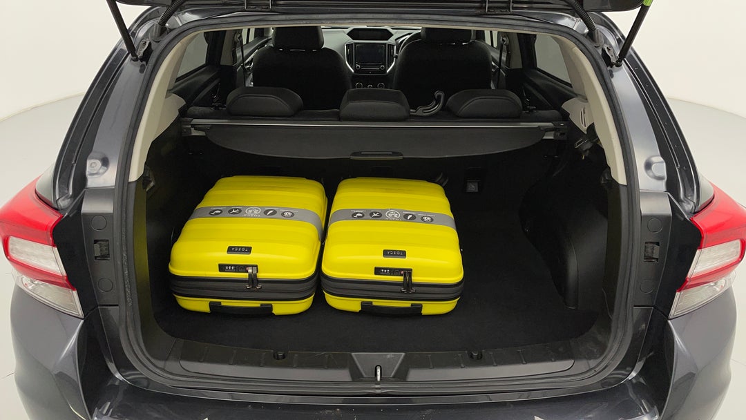 Boot Inside View with Luggage