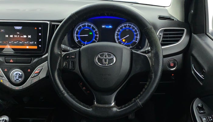 2021 Toyota Glanza G, Petrol, Manual, 63,792 km, Steering Wheel Close Up